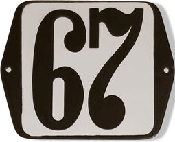 Huisnummer standaard nummer 67