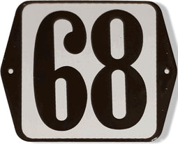 Huisnummer standaard nummer 68