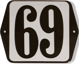 Huisnummer standaard nummer 69