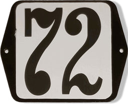 Huisnummer standaard nummer 72