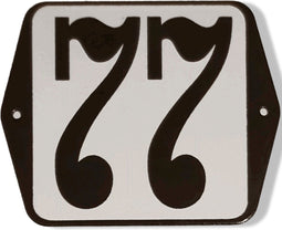 Huisnummer standaard nummer 77