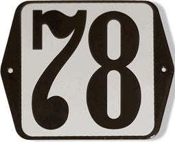 Huisnummer standaard nummer 78