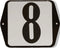 Huisnummer standaard nummer 8