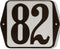 Huisnummer standaard nummer 82