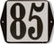 Huisnummer standaard nummer 85