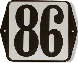 Huisnummer standaard nummer 86