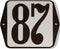 Huisnummer standaard nummer 87