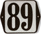 Huisnummer standaard nummer 89
