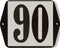 Huisnummer standaard nummer 90