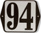 Huisnummer standaard nummer 94