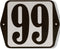 Huisnummer standaard nummer 99