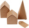 huizen en bomen karton set
