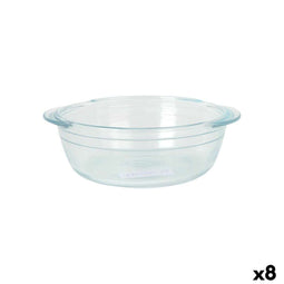 Serveerschaal Quttin Quttin Glas 1 L 20 cm (8 Stuks)