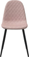 vidaXL - Eetkamerstoelen - 2 - st - fluweel - roze