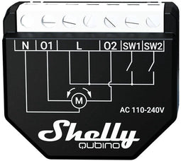 Shelly Qubino Wave Shutter - Rolluikactor Z-Wave - Afstandsbediening voor jaloezieën en rolluiken