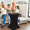 Infinity Goods Stevige Statafel Incl. Zwarte Statafelrok - Partytafel - Robuust en Weersbestendig -