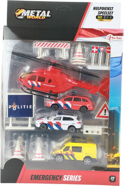 Hulpdiensten Metaal met Accessoires