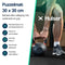 Hulser Puzzelmat - 30 x 30 x 1 cm - 24 stuks - 2,16 m2 - EVA foam mat - Fitnessmat ondergrond - Vloerbeschermer tegels - Rubberen isolatiemat extra dik - Fitness vloer ondertegels - Baby speelmat - Sportvloer kruipmat - Tenttapijt schuimmat - Yogamat
