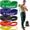 Hulser Resistance band set 5-delig - 2 tot 55 kg - 104 / 208 cm - Weerstandsband voor pull up - Fitness weerstandband - Stretch elastiek - Bands - Power band weerstandselastiek