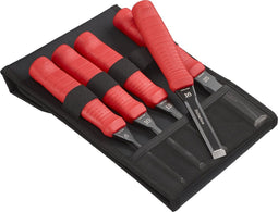 Hultafors beitelset in etui - 6/10/12/16/25mm