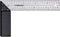 Hultafors winkelhaak ABS/RVS V 25 Semi-Pro 250 mm (310103)