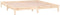 vidaXL - Bedframe - LED - massief - hout - 180x200 - cm