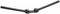 Humpert AHS Superlight Handlebar Ø25,4mm Adjustable, zwart Breedte 600mm