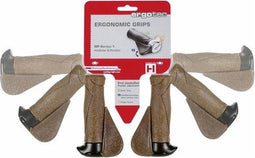 Humpert Handvat aks-10/2 130 mm bruin zwart