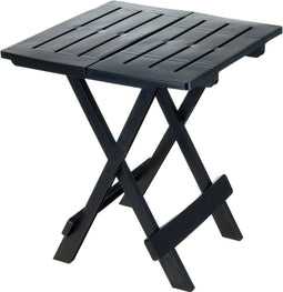 Pro Garden Opvouwbaar Bijzettafel - Kunststof - 44 x 44 x 50 cm - Antraciet