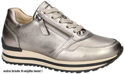 Gabor 76.528.62 - Damessneakers - H-wijdte - Zilver metallic
