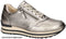 Gabor 76.528.62 - Damessneakers - H-wijdte - Zilver metallic