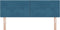 vidaXL - Hoofdbord - met - Knopen - Donkerblauw - 140 - cm - Fluweel