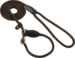 Hunter Retrieverlijn met Stop Freestyle - Bruin - 10 mm x 170 cm