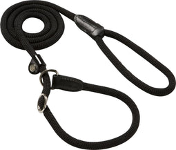 Hunter Retrieverlijn met Stop Freestyle - Zwart - 10 mm x 170 cm