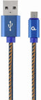 Cablexpert CC-USB2J-AMMBM-1M-BL - USB A naar USB 2.0 micro - 100cm - Blauw