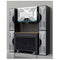 BluCave - Metalen opbergkast - Stapelbaar - 2 schappen