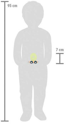 Small Foot - Houten Lettertrein Polar - O