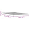 vidaXL - Bedframe - massief - grenenhout - wasbruin - 140x200 - cm