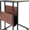 Lifa Living Magazine rek Manhattan - Tijdschriftenrek - Hout Veganistisch leer - Bruin - 35x45x63 (LxBxH)