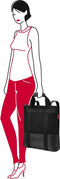 Reisenthel Daypack - Schouder/rugtas - 18L - Laptopvak - Canvas Black Zwart