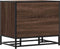 vidaXL - Schoenenbank - 60x40x53,5 - cm - bewerkt - hout - en - metaal - bruin - eiken