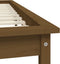 vidaXL - Bedframe - massief - grenenhout - honingbruin - 140x200 - cm