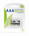 Gembird EG-BA-AAA8R-01 - AAA Batterijen - 850 mAh NiMH technologie - (2 stuks)
