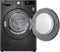 LG RH9V92BS - Vrijstaand - Voorbelading - Condensatie - 9 kg - Zwart - Frans Display