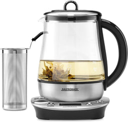 Gastroback Design Tea & More Advanced - Thee- en waterkoker - 10 programma's - Zilver