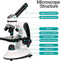 HUTACT - Microscoop - 40X-2000X Vergroting - Dubbele LED-verlichting