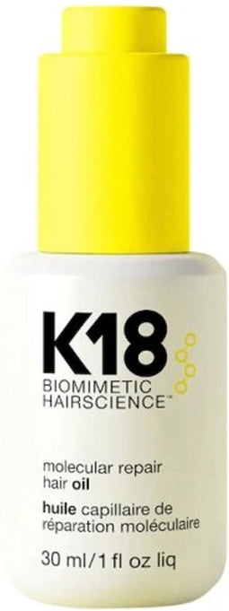 K18 - Hair Repair Oil - Haarolie voor beschadigd- of onhandelbaar haar - 30 ml.