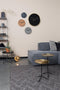 Zuiver Concrete Time Klok Rond 31,6 cm Beton Grijs/Zwart