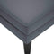 vidaXL - Chaise - longue - met - kussen&rechterarmleuning - fluweel - donkergrijs