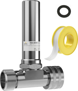 Tool Meister WSD18 - Waterslagdemper 3/4" - Met T-stuk en Afdichtingstape - Verchroomd